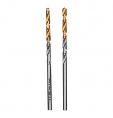 Сверло спиральное по металлу 3,5 x 70 мм, Р6М5, Golden Tip , 2шт. Denzel
