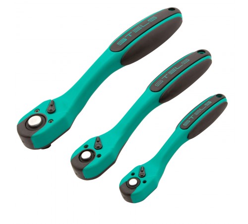 Набор инструментов, 1/4", 3/8", 1/2", Cr-V, S2, усиленный кейс, 216 предметов Stels
