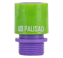 Соединитель пластмассовый, быстросъемный, внешняя резьба 3/4 Palisad
