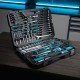 Набор инструментов, 1/4", 1/2", CrV, 120 зубьев, 115 предметов Gross
