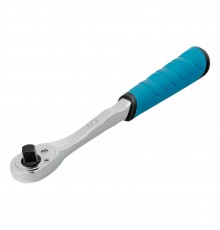 Ключ-трещотка 3/8", CrV, 90 зубьев, усиленный, хром Gross
