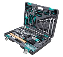 Набор инструментов, 1/2", 1/4", CrV, пластиковый кейс 98 предметов Stels
