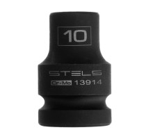 Головка ударная шестигранная, 10 мм, 1/2, CrMo Stels
