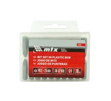 Бита PH2 x 25 мм, сталь 45Х, 20 шт, пластиковый бокс Matrix

