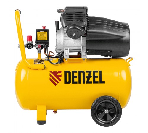Компрессор воздушный DCV2200/50, прямой привод, 2.2 кВт, 50 литров, 380 л/мин Denzel
