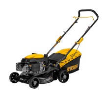 Газонокосилка бензиновая GLD-420, 146 см3, ширина 42 см, 40 л Denzel
